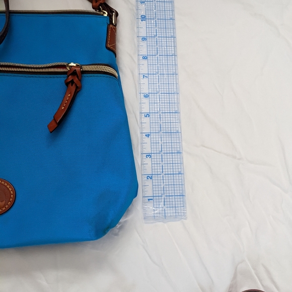 Dooney and Bourke nylon crossbody bag, bright blue - Picture 8 of 9